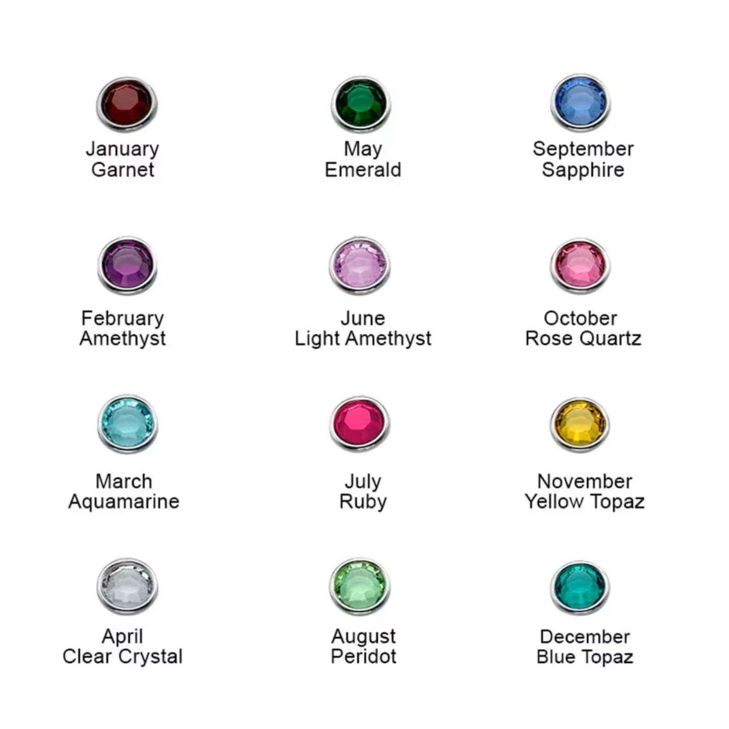 Mama's Stacking Birthstone Adjustable Ring