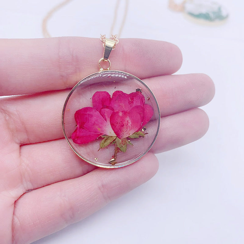 Personalised Birth Flower Necklace - Peferct Mother's Day Gift for Mom & Grandma