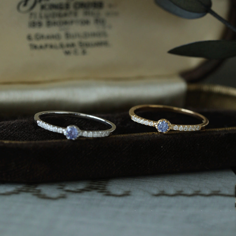 Little Bule-Delicate Adjustable Ladies' Ring