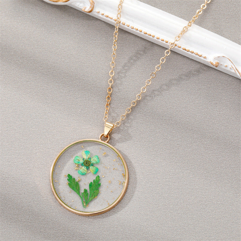 Personalised Birth Flower Necklace - Peferct Mother's Day Gift for Mom & Grandma