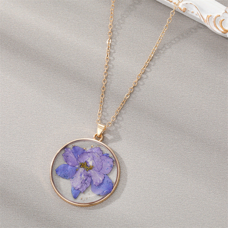 Personalised Birth Flower Necklace - Peferct Mother's Day Gift for Mom & Grandma