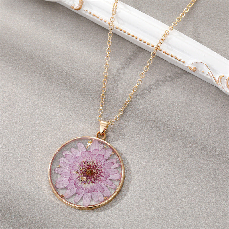 Personalised Birth Flower Necklace - Peferct Mother's Day Gift for Mom & Grandma