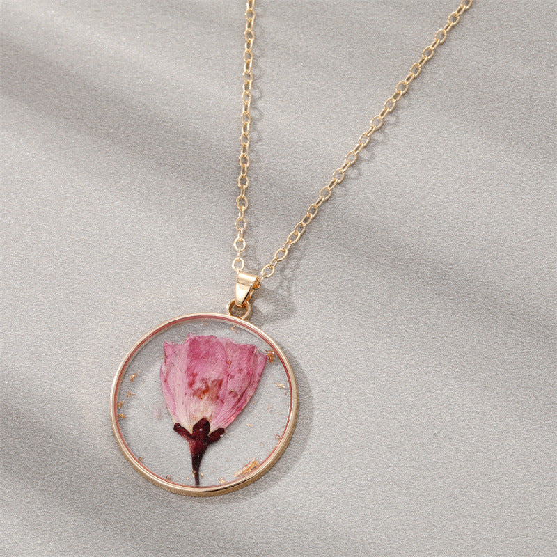 Personalised Birth Flower Necklace - Peferct Mother's Day Gift for Mom & Grandma
