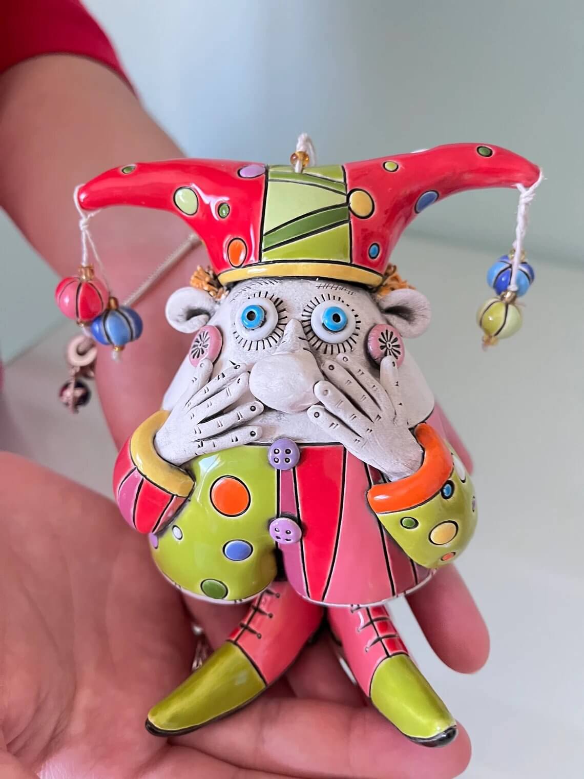 🔥Today's special offer 50% OFF 🌈Colorful Jester Bell Ornaments
