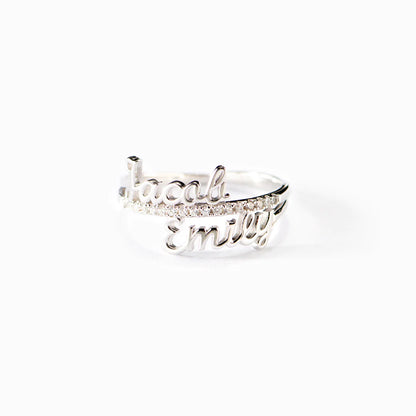 PERSONALIZED 1-6 NAMES RING