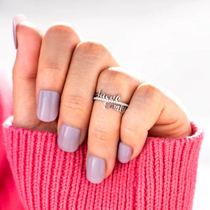 PERSONALIZED 1-6 NAMES RING