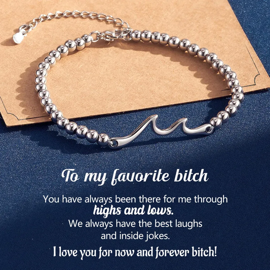 FOR FRIENDS - WAVE BEADED BRACELET