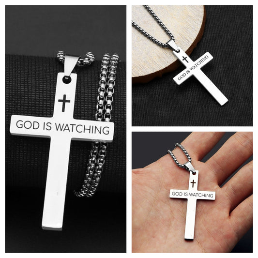 God Is Watching Necklace