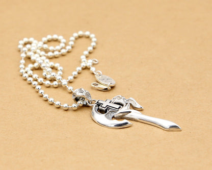 God's Faithful Fury Axe Necklace