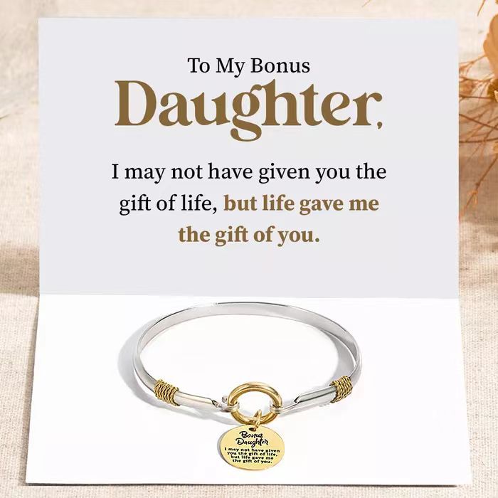 Bonus Daugther Custom Charm Bracelet