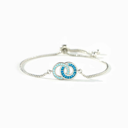 Mother & Daughter Linking Circles Bracelet