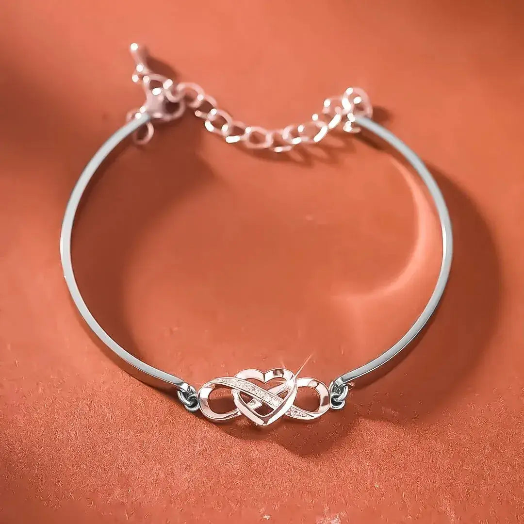 To My Granddaughter - Keep Me In Your Heart Infinity Bracelet