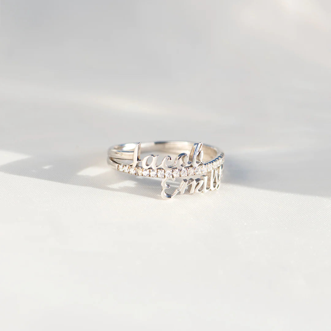 PERSONALIZED 1-6 NAMES RING