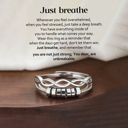 Drive Away Your Anxiety Infinity Fidget Ring
