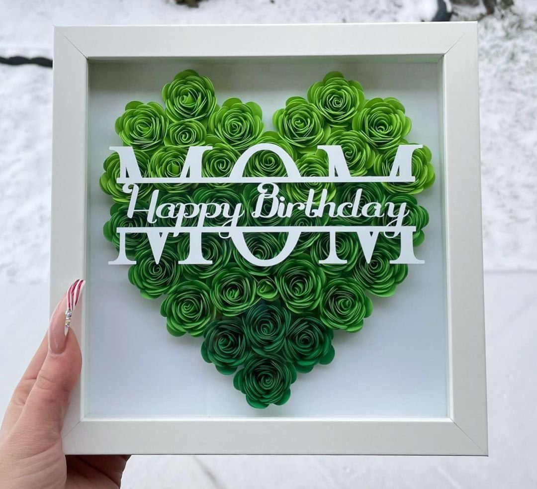 Personalized Name Flower Gift Box