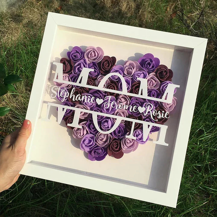 Personalized Name Flower Gift Box