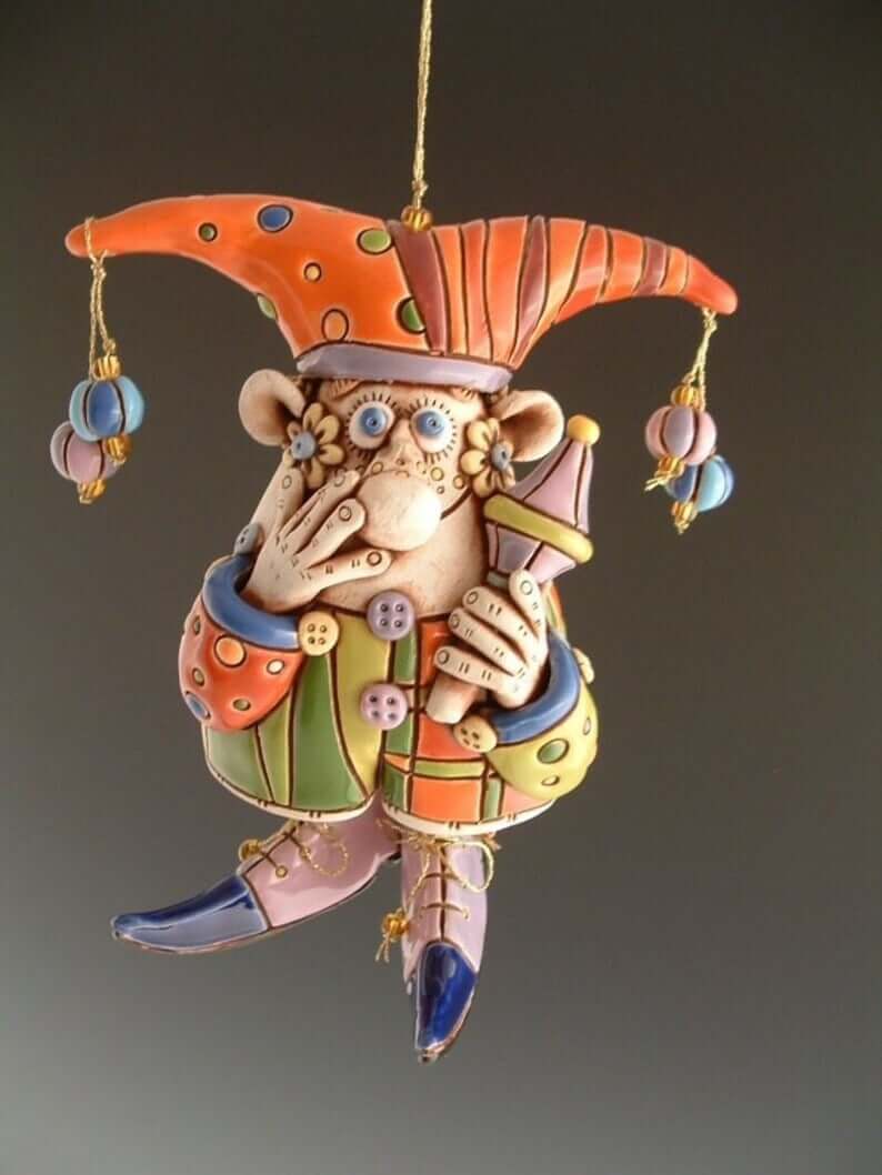 🔥Today's special offer 50% OFF 🌈Colorful Jester Bell Ornaments