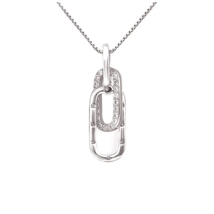 FOR UNBIOLOGICAL DAUGHTER - WE ARE FOREVER LINKED TOGETHER INTERLOCKING NECKLACE