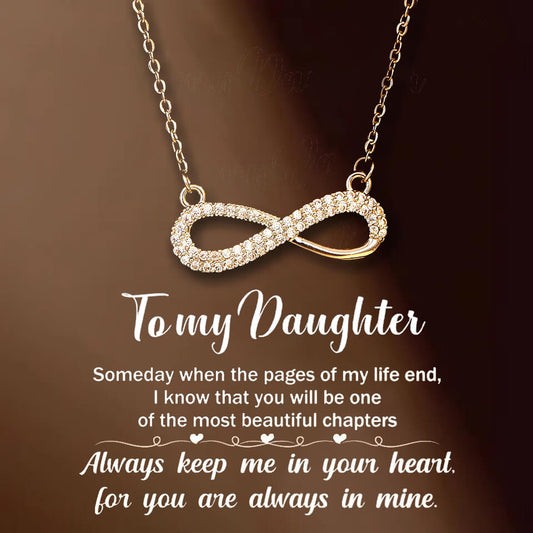 For My Daughter - We Are Forever Linked Together Necklace