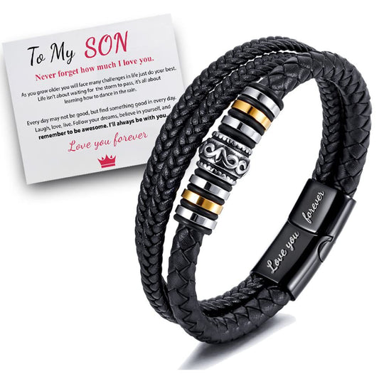For Son - Laugh, Love, Live Vintage Bracelet